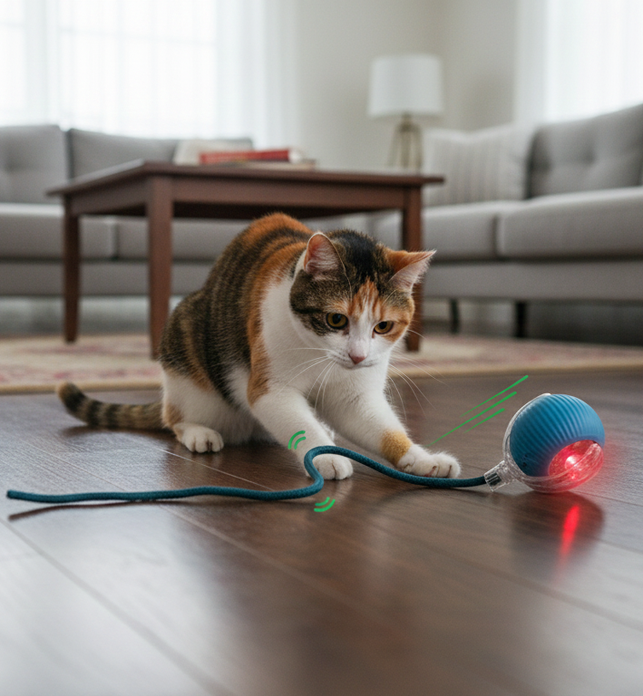 Smart Teasing Ball Cat Toy
