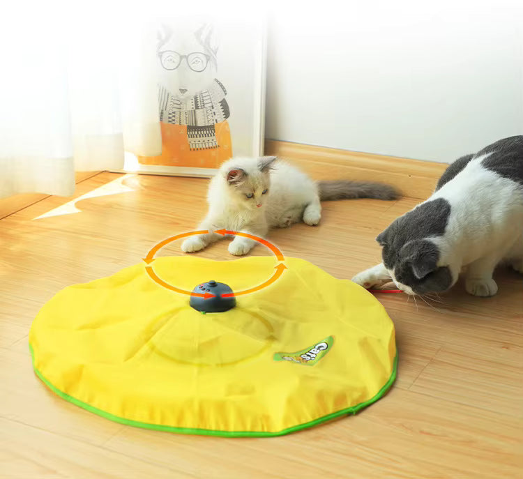 Undercover Mouse Tail Spinning Cat Toy