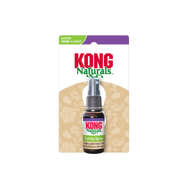 Kong Naturals Catnip Spray bottle on a white background